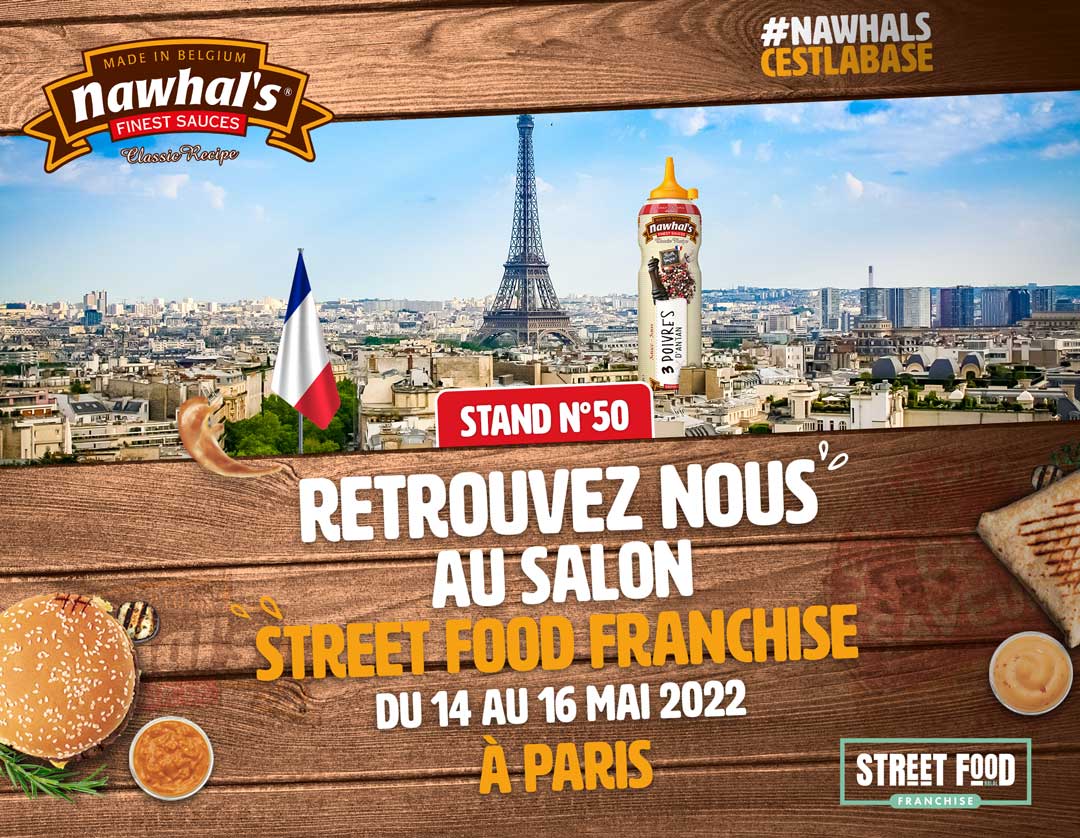 Salon Street Food Franchise Halal Paris Nawhal's Sauce - nawhal's.com